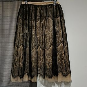 Gorgeous tulle and lace skirt